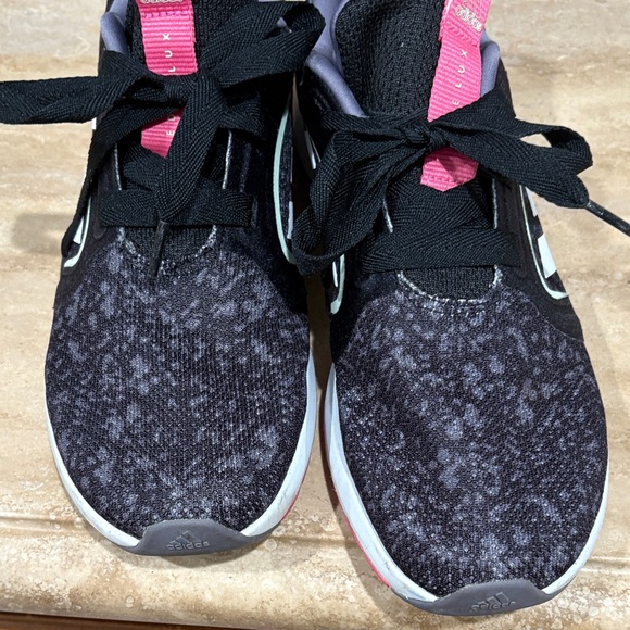 Adidas Edge Lux Women's Black and Pink Patterned Sneakers - like new - Picture 8 of 8
